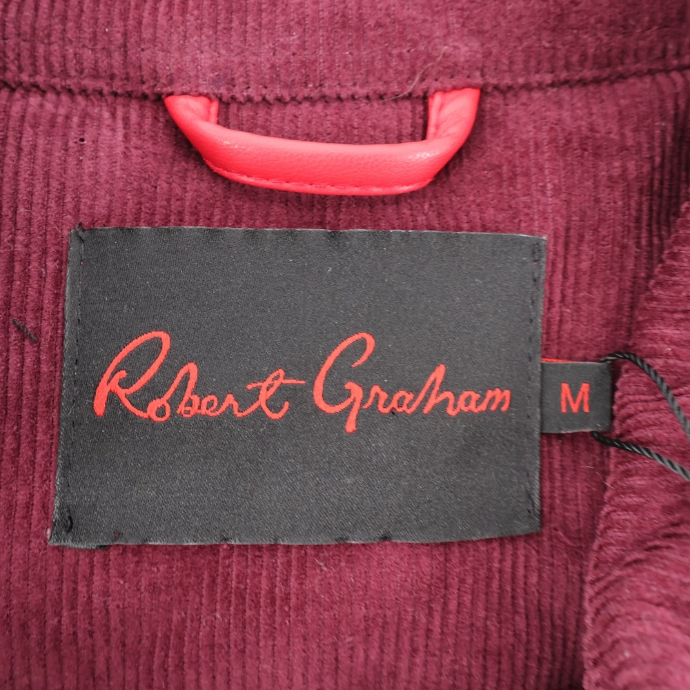 NEW Robert Graham Mens Burgundy Corduroy Quilted Lined Jacket Medium MSRP $298 - Picture 6 of 9